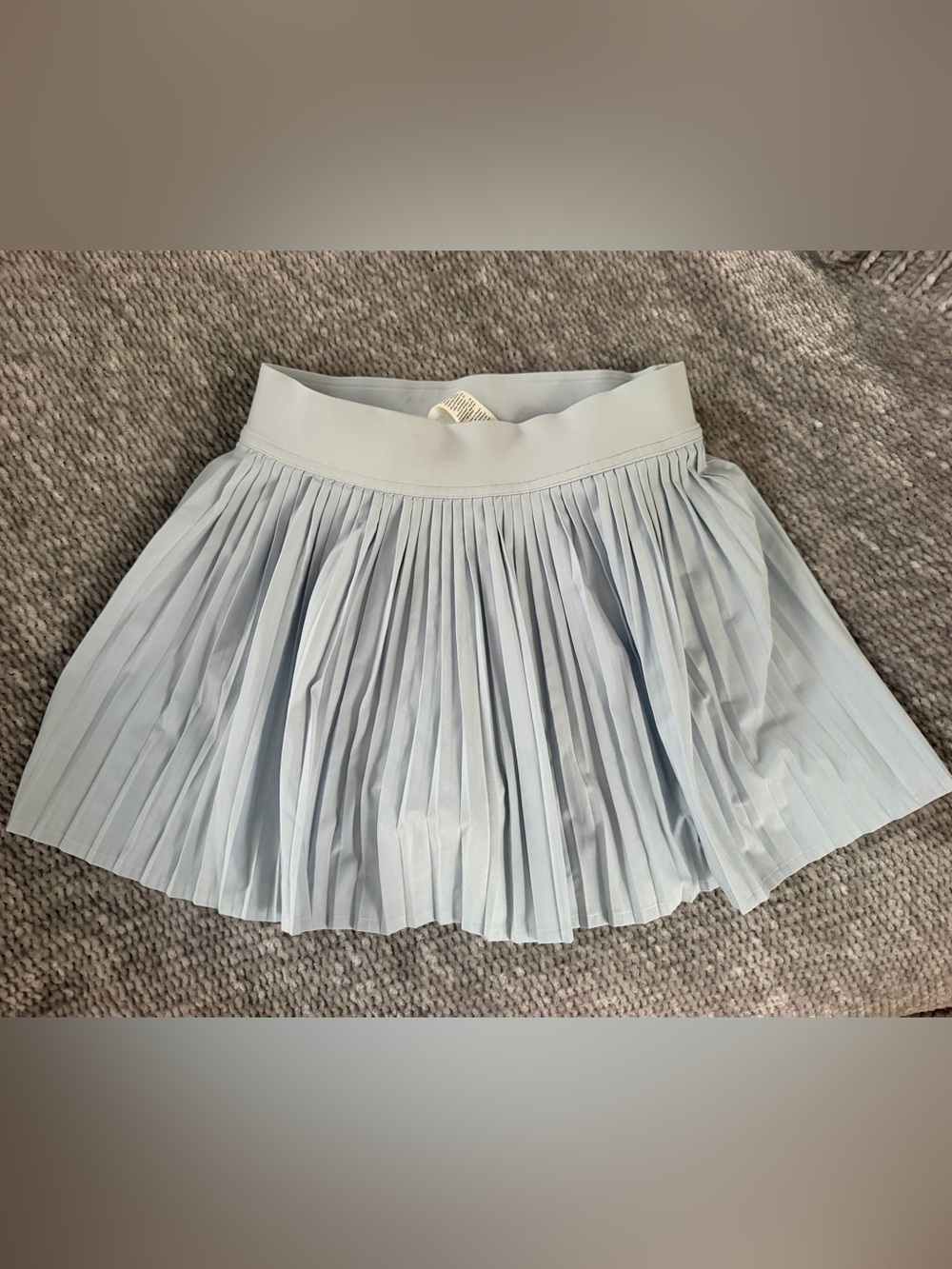 Lululemon Light Blue Pleated Mini Skirt
